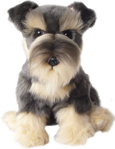 Schnauzer welpe plüschtier - welpe,