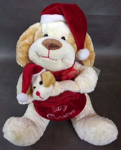 Plüschhund mit beutel - mit,