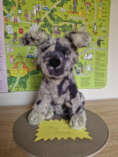 Jellycat fluff rescue dog - rescue,